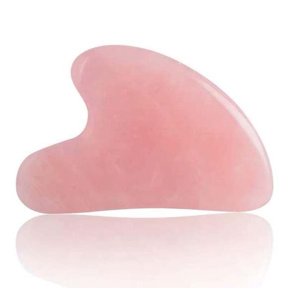 Gua Sha Pink Rosé Face Tool New - Picture 1 of 4